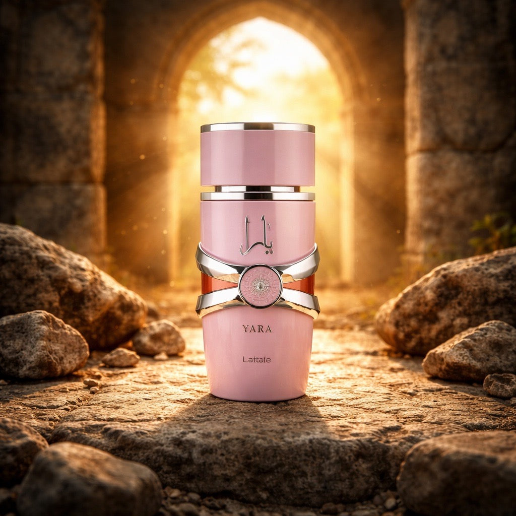 PERFUME EAU DE PERFUM LATTAFA YARA ROSADO